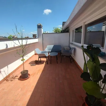 Il Mulo Volante - Panoramico Attico Con Terrazzo A Trastevere Appartamento